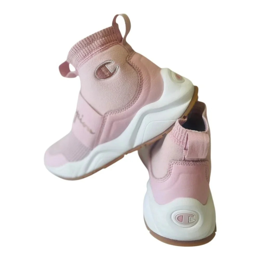 Pink Champion Meloso Rally Pro shoes athletic wear sneakers size 6.5 - Picture 10 of 15